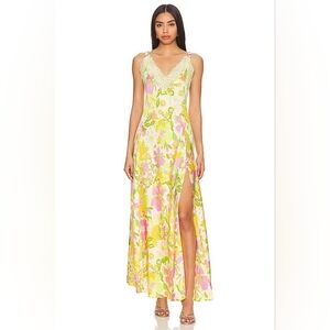 Free People All A Bloom Maxi Dress In Lily Combo